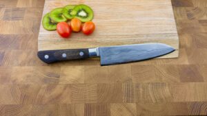 Japansk kockkniv Santoku 170 mm - Tojiro Damaskus VG-10